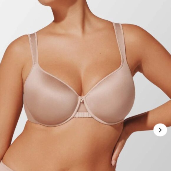 Third Love Bra 24/7 Memory Foam Full Coverage light nude 34E 34DD underwire - Picture 1 of 4